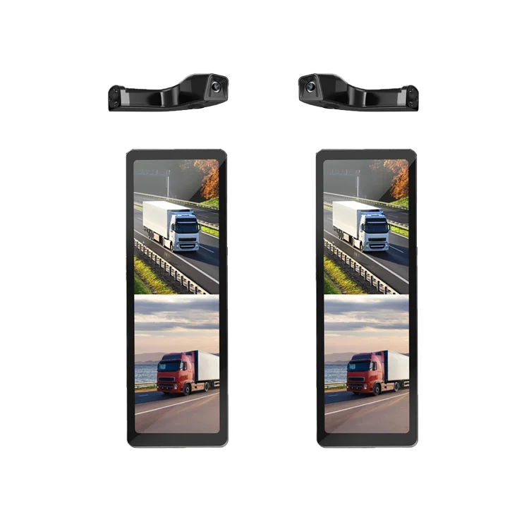 

18.88-inch 2.5D touch HD Electronic Truck Mirror 1080p Rearview Mirror Display Monitor with dual-lens Camera for Bus