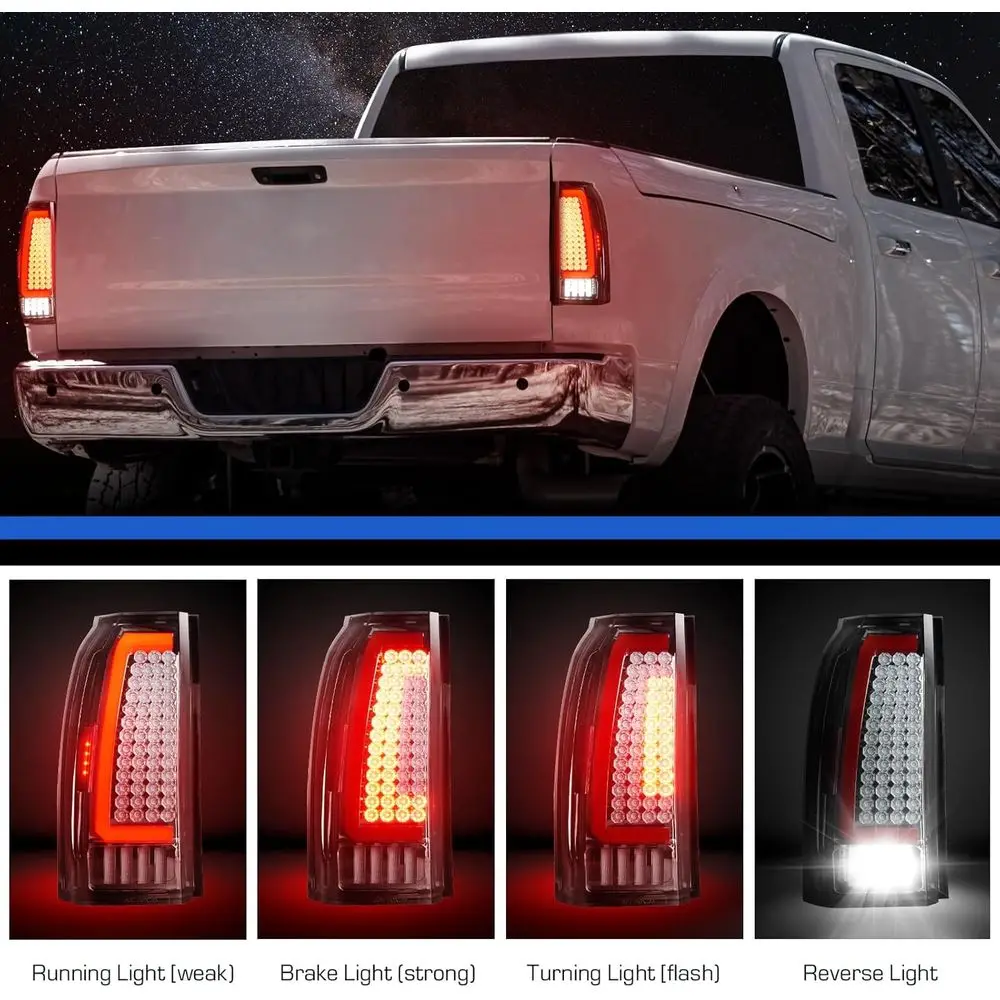 2015-2020 أضواء خلفية LED GMC Yukon & Yukon XL مع غلاف من الكروم وعدسة دخان