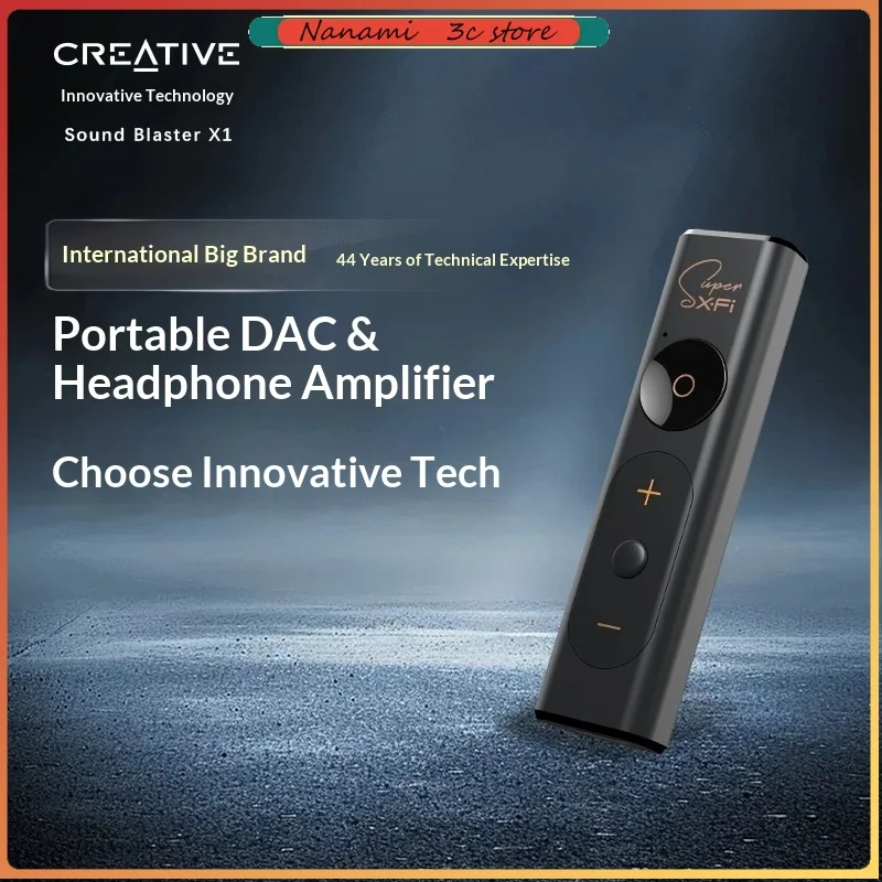 

Creative X1 Small Tail HIFI DAC Headphone Amplifier All-in-One Portable Mobile and Laptop Decoder Gifts