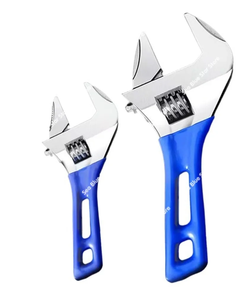 Large opening bathroom short handle movable wrench multi-function small wrench installation faucet pliers removal special tool