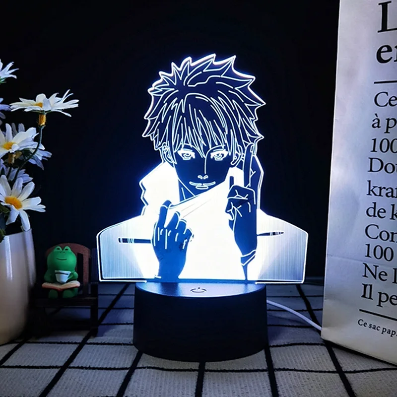 3d Anime Night Light Jujutsu Kaisen Ryomen Sukuna Creative USB Colorful Touch Remote LED Desk Lamp Hot Selling Japanese Manga view 3