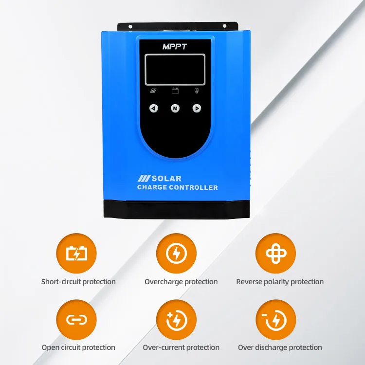 Original New Panel System Pv Charge Controller 10a 20a 30a 40a 50a 60a 80a 12v Power Mppt Solar Regulator