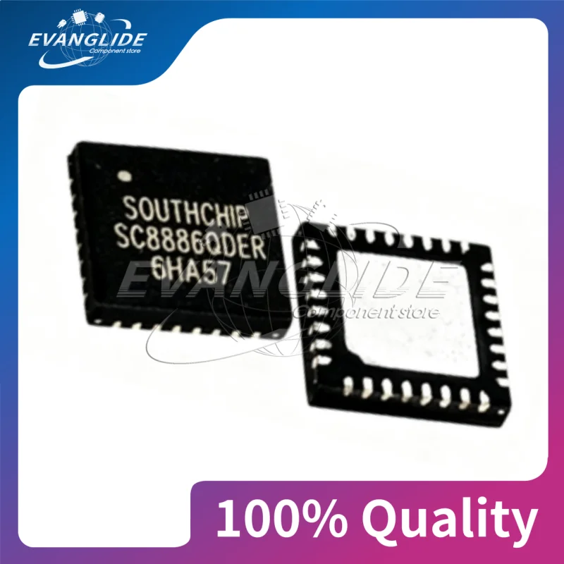 2 PCS/LOT SC8886QDER SC8886QDER QFN-32 SC8886SQDER Buck-Boost Power Supply Charging Management Chip