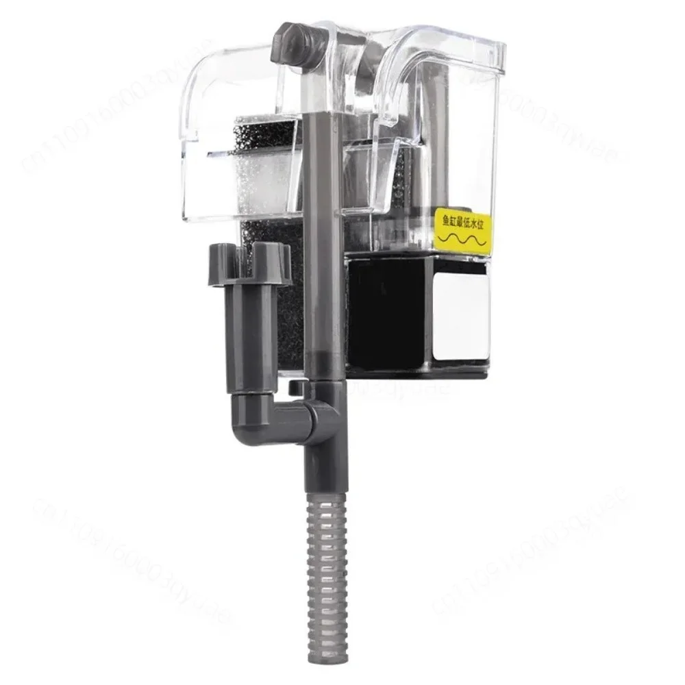 for Fish Tank Filter 3 in 1 Submersible Pump Waterfall Filter Small Water Purifier Silent Oil Removal Membrane Aquarium