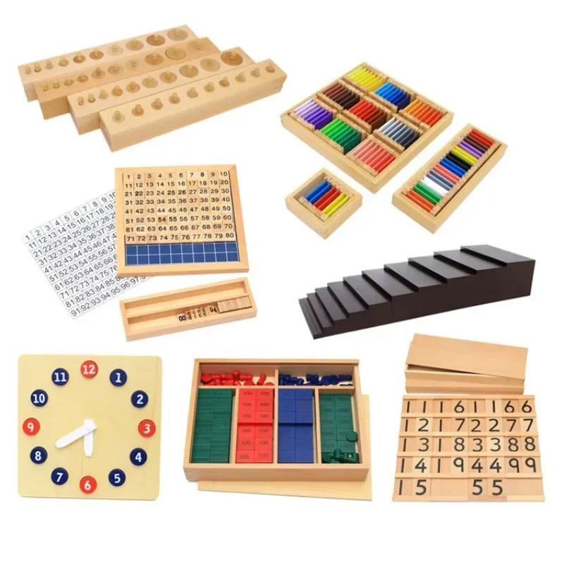 

Professional version full set of mathematics kindergarten early education puzzle