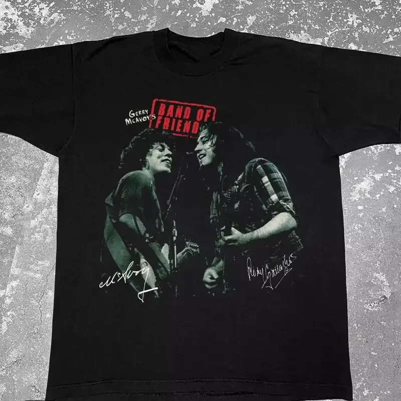 Rory Gallagher And Gerry McAvoy Signature  T shirt All Size S To 5XL