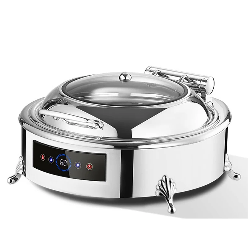 Hot Sale New Stainless Steel 6L/9L/13L Chafer Buffet Food Warmer Electric Serving Stations Chafing Dish For Buffet Equipment