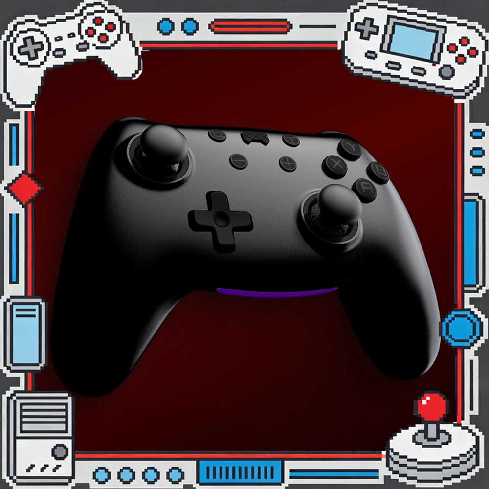 PB TAILS CRUSH Game Handle Contactless Magnetic Induction TMR Rocker E-sports Handle Low Delay 1000HZ High Rate Of Return Gifts