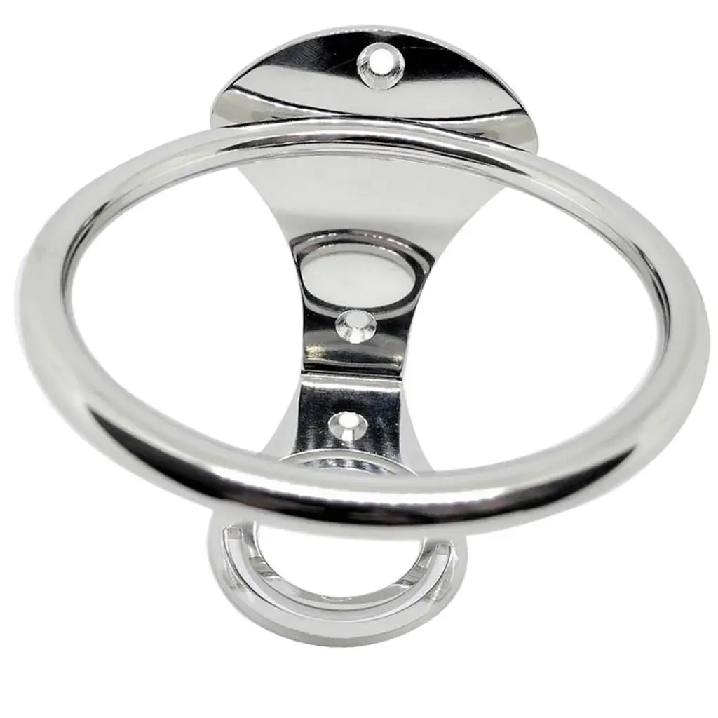 

Single 304 Stainless Steel Drink Holder for for Marine/ Yacht / Boat/ / .54'' (90mm)