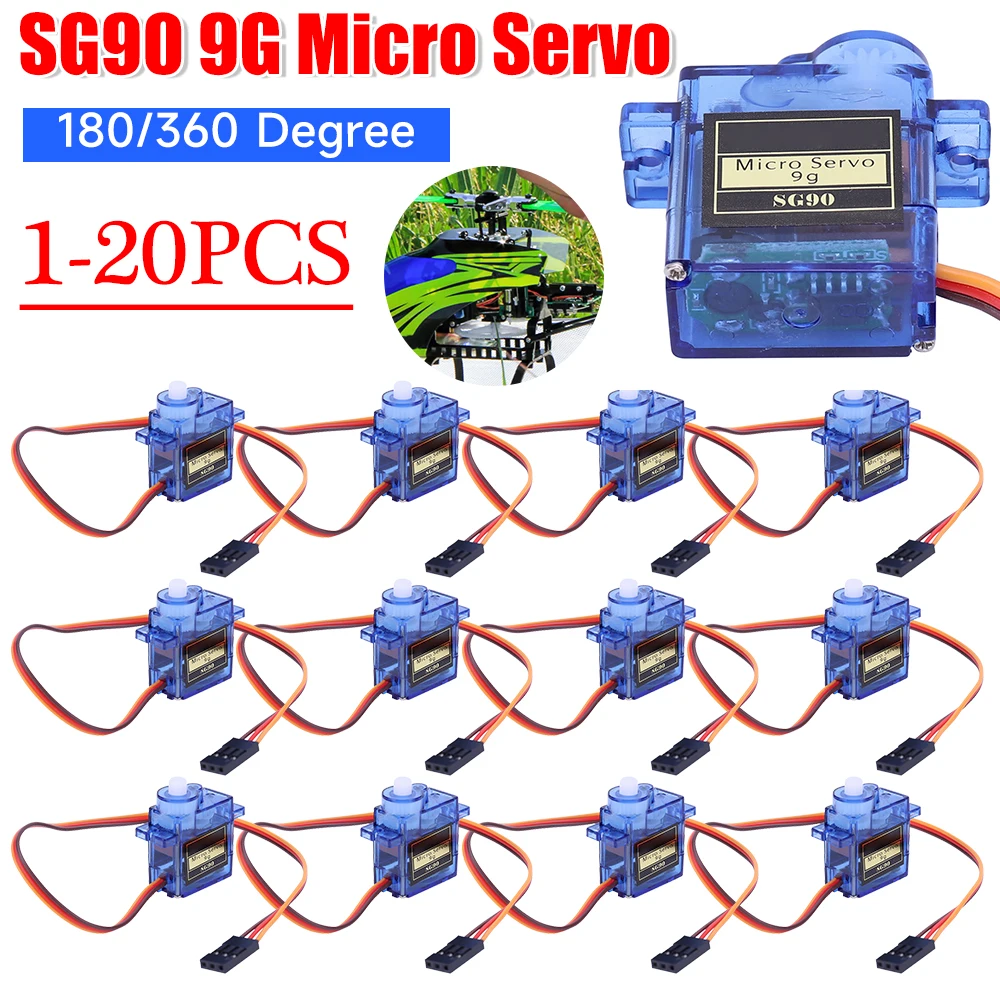 1-20Pcs SG90 Servo …
