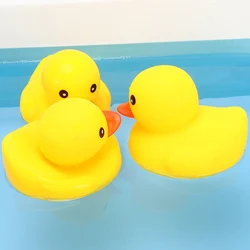 5pcs Squeaky Rubber Duck Duckie Float Bath Toys Baby Shower Water Toys for Swimming Pool Party Toys Gifts Boys Girls