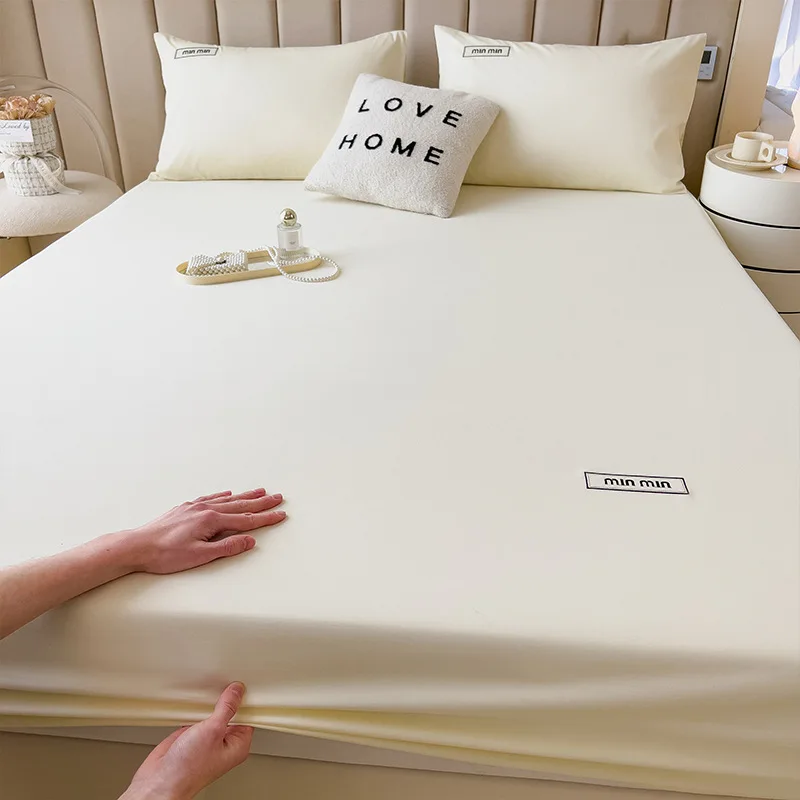 

2024 new pure cotton mattress single piece 100 cotton bedspread, bed sheet cover dust-proof, mattress protective cover