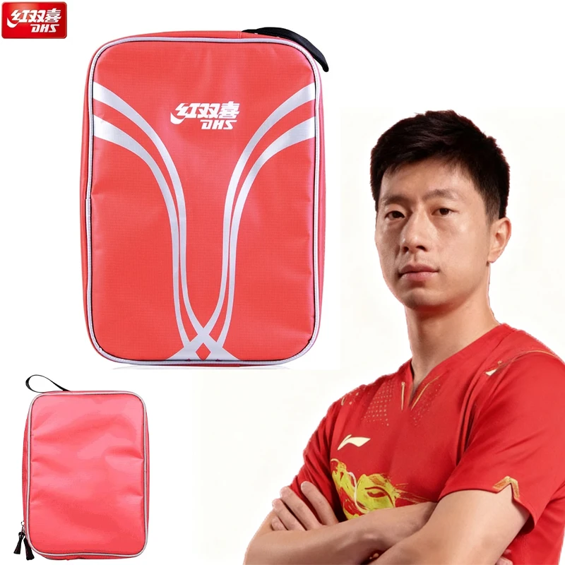 

Dustproof Original DHS Table Tennis Racket Bag Paddle Covers Large Capacity Waterproof Ping Pong Bat Protection Case