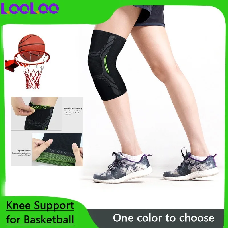 1Pcs Knee Compression Sleeve Brace for Men Women, Knee Support for Working Out, Running, Basketball, Gym, Weightlifting