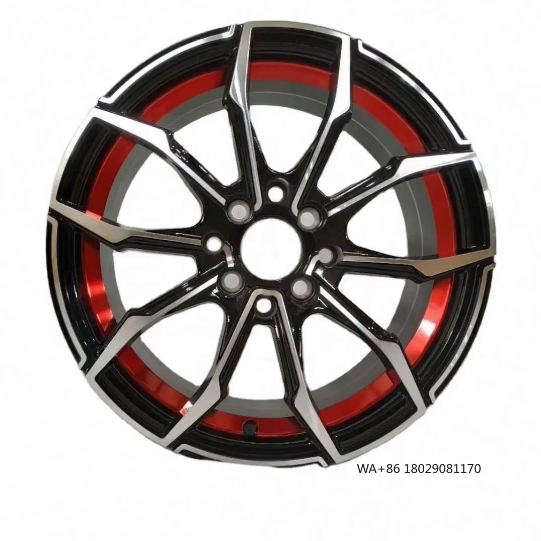 

Роскошный глянцевый красный черный алюминиевый сплав, сменные и настраиваемые кованые автомобильные детали, обод колеса