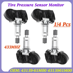 1/4PCS 43139-61M00 43130-61M00 Tire Pressure Sensor Monitor For Suzuki Vitara SX4 S-cross Ignis Baleno Swift Jimmy TPMS