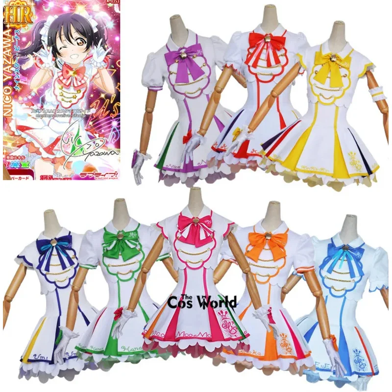 

Костюм для косплея Love Live Nine Stars Venus аркадная игра Хонока Кодори Umi Eli Nozomi Maki Rin Hanayo Nico