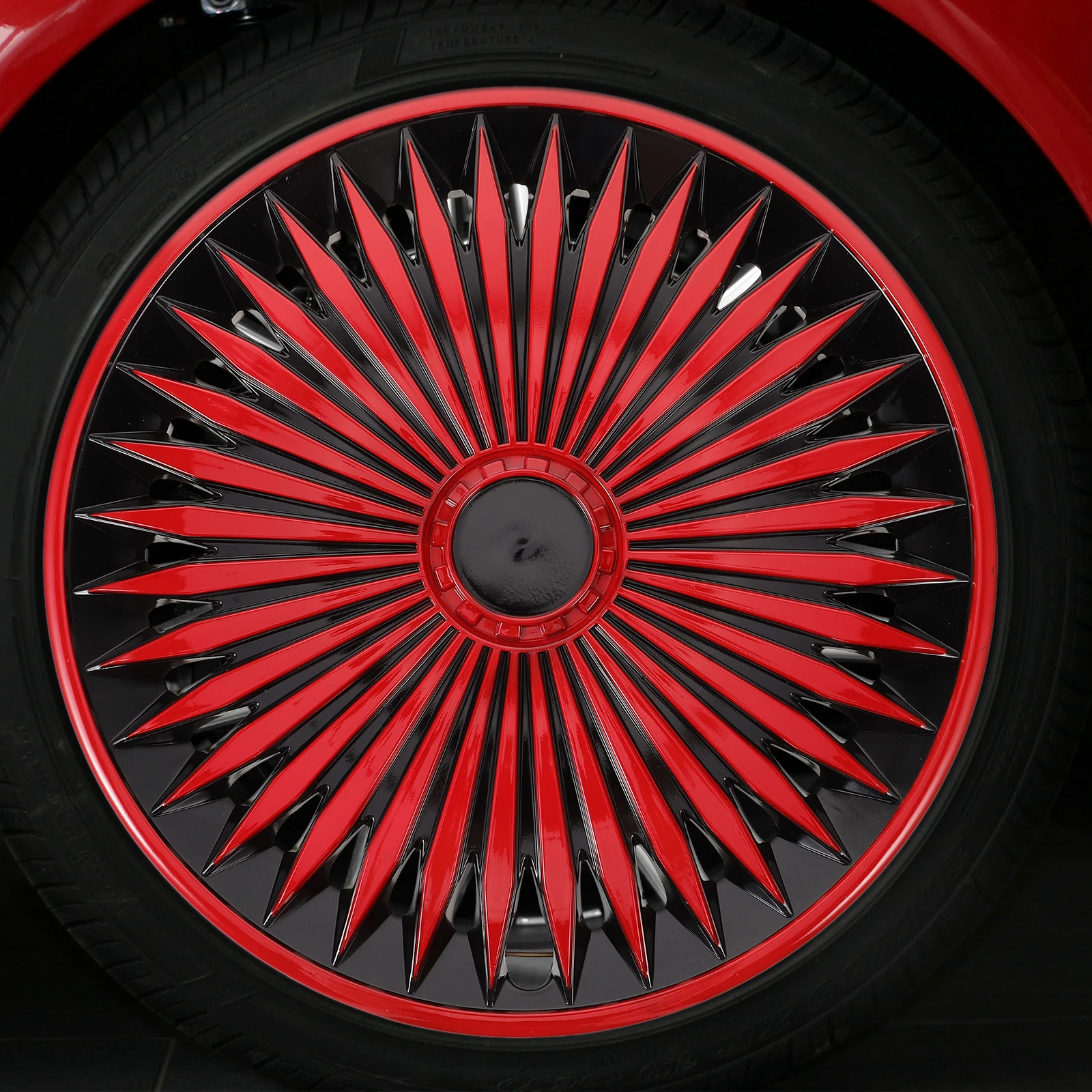 

Hubcaps Car Accessory Cover Iron Steel Ring Automotive Wheel Decorative Covers Center Pp Exterior