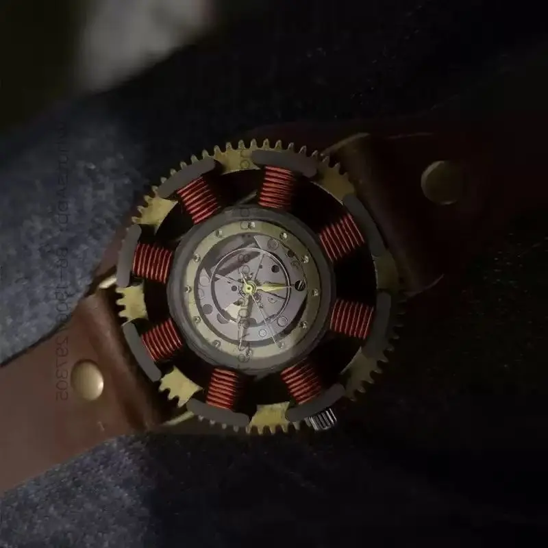 LLLL Steampunk watches, hip-hop style watches, retro trend personalized quartz watches