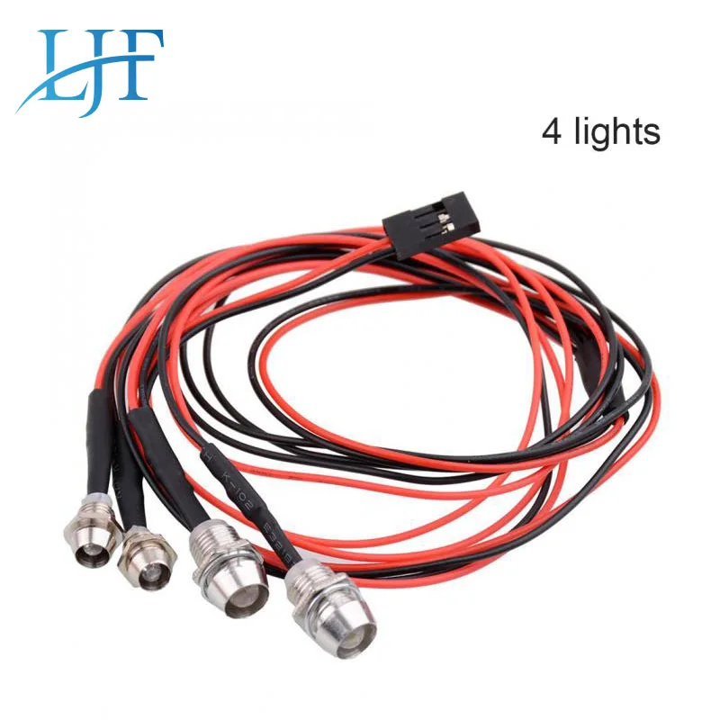 LJF Colorful RC On-Road Model Drift Car New LED Light 5mm & 3mm Headlamps Headlights with Lamp Cup L33