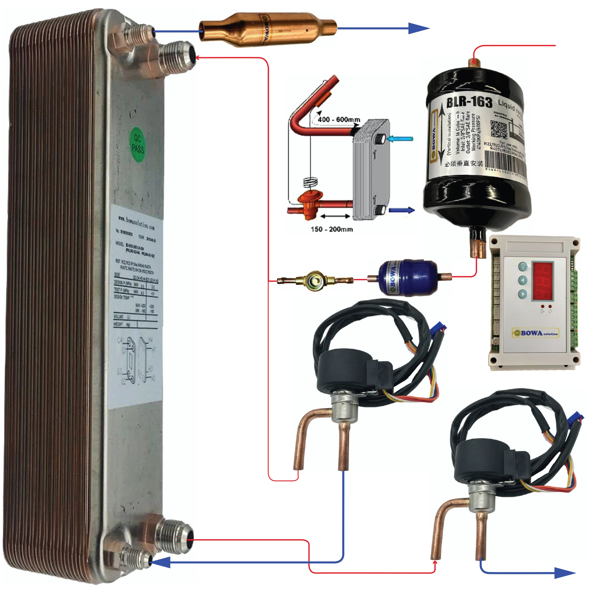 La tecnología R410a EVI expande eficazmente los rangos de funcionamiento para bombas de calor con una gama de temperatura ambiental de -30 ° C