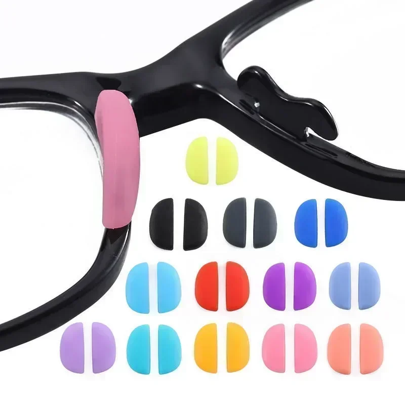 Silicone Anti-slip Nose Pads for Glasses Push on Nose Pads Repair Tool Eyeglass Sunglasses Eyewear Accessories 안경 코패드 Nose Pads