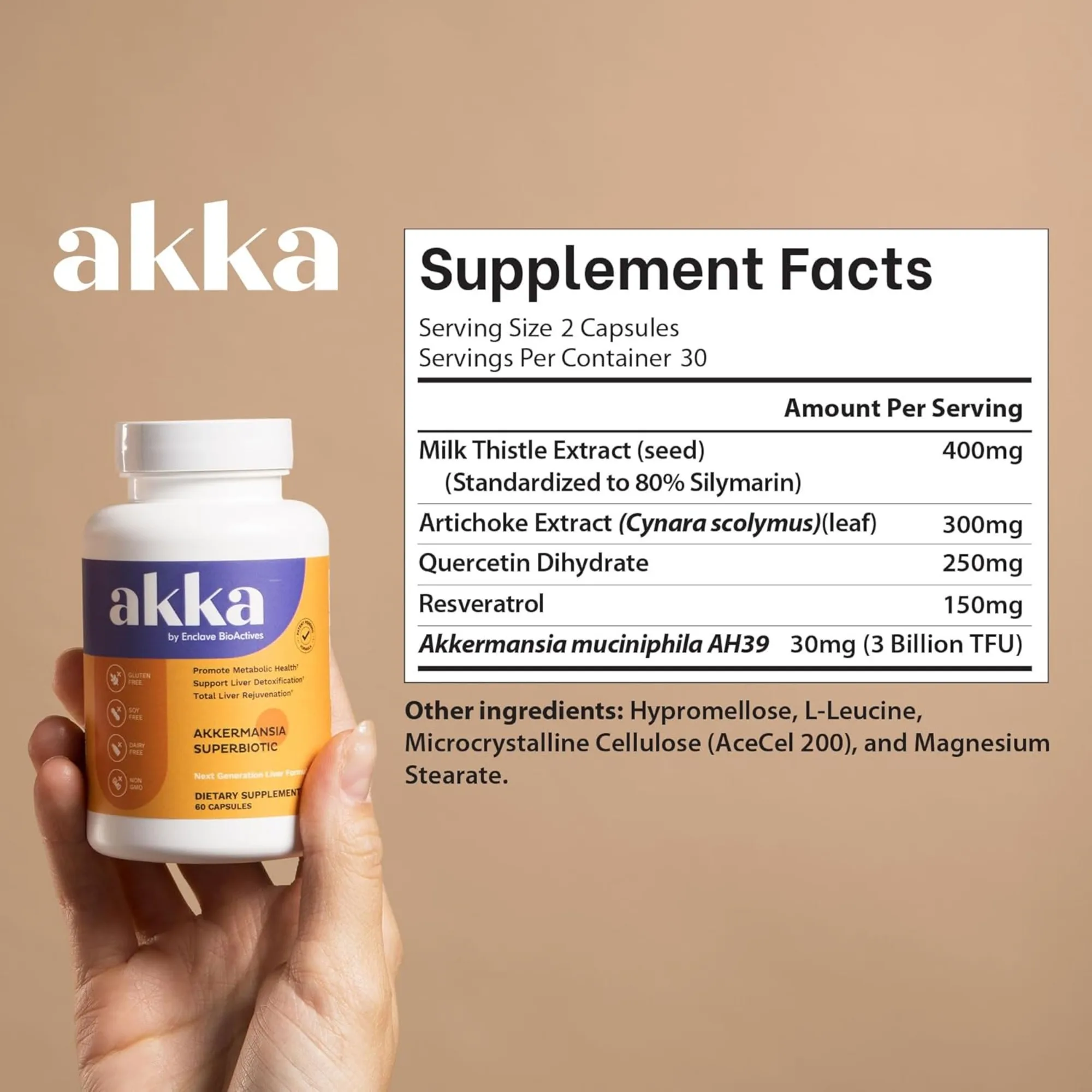AKKA Supplements - Promote Metabolic Health, Support Liver Detoxification, Total Liver Rejuvenation
