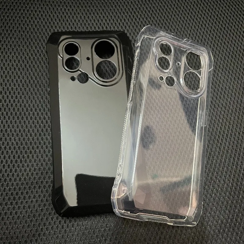 Soft TPU Phone Case for Blackview Oscal Pilot 6 Cases Silicone Back Cover for BV Oscal Pilot6 Black Transparent Soft Shell