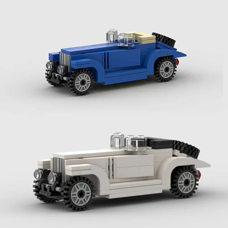 

Винтажные спортивные автомобили-кабриолеты MOC, строительные блоки, кирпичики, наборы для самостоятельной сборки, подарки, игрушки для мальчиков, девочек и взрослых, 123 детали