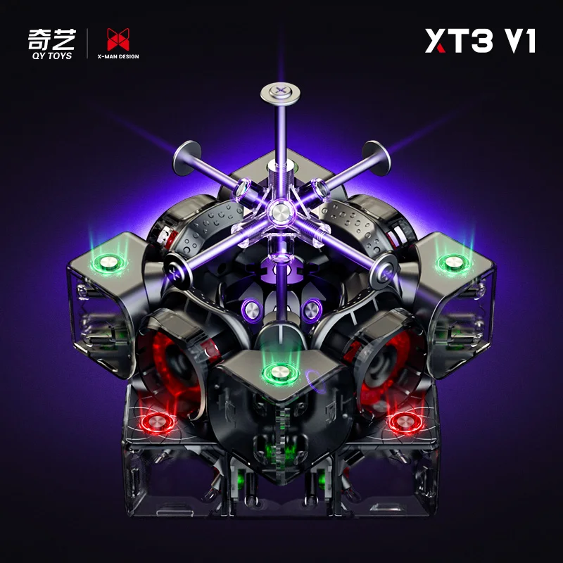 Qiyi XMD XT3 Magnetic Magic 3X3 Speed Cube Stickerless Racing cube Qiyi XT3 Professional Cube Fidget Toys
