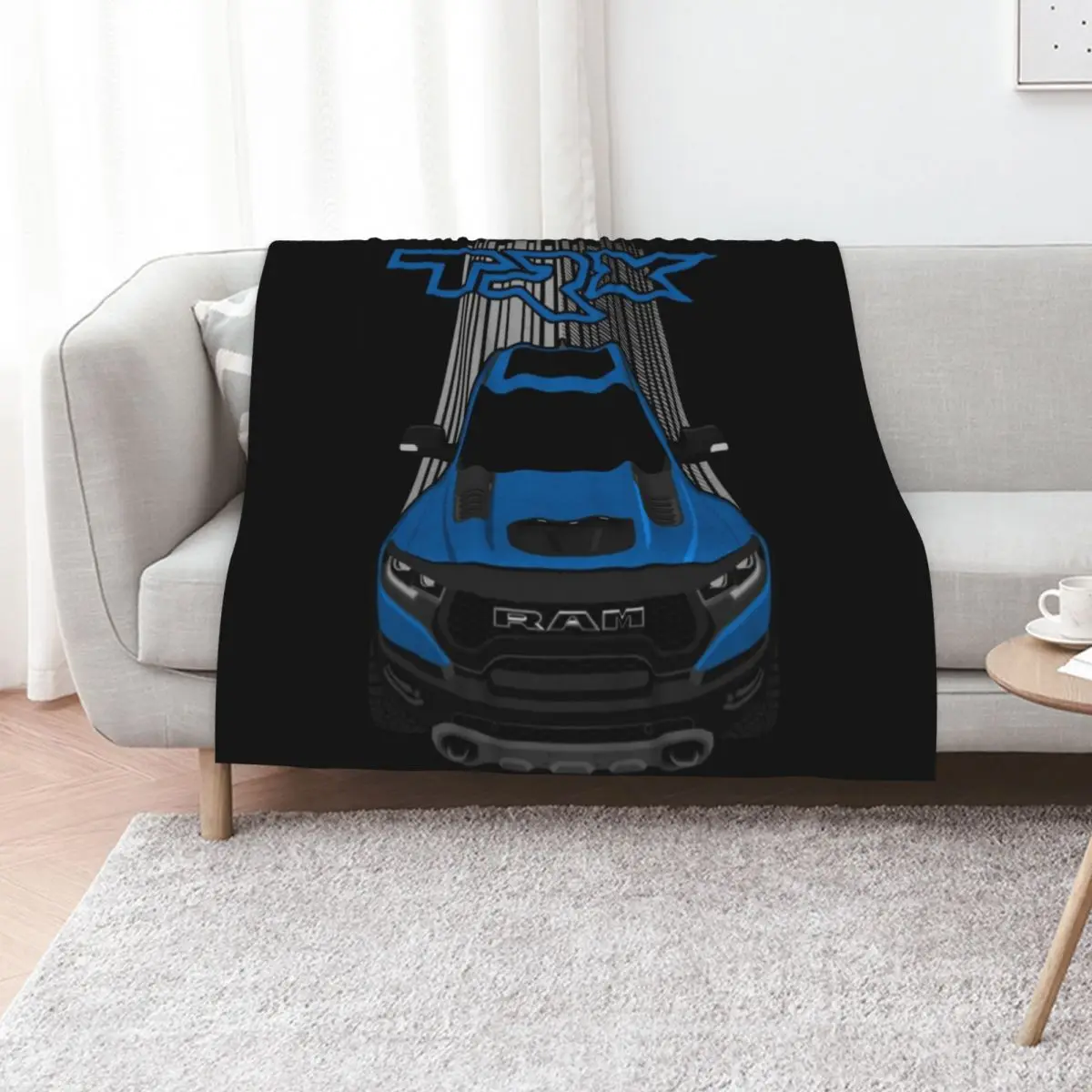 Ram 1500 TRX - Hydro Blue Shirt Throw Blanket Bed covers Designers Luxury Thicken Plaid on the sofa Thins For Sofa Thin Blankets