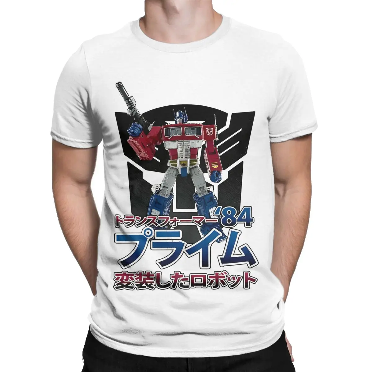 Men Women's Optimus Prime 599871 T Shirt Apparel Funny Pure Cotton T Shirt Tee Clothing Graphic Printed