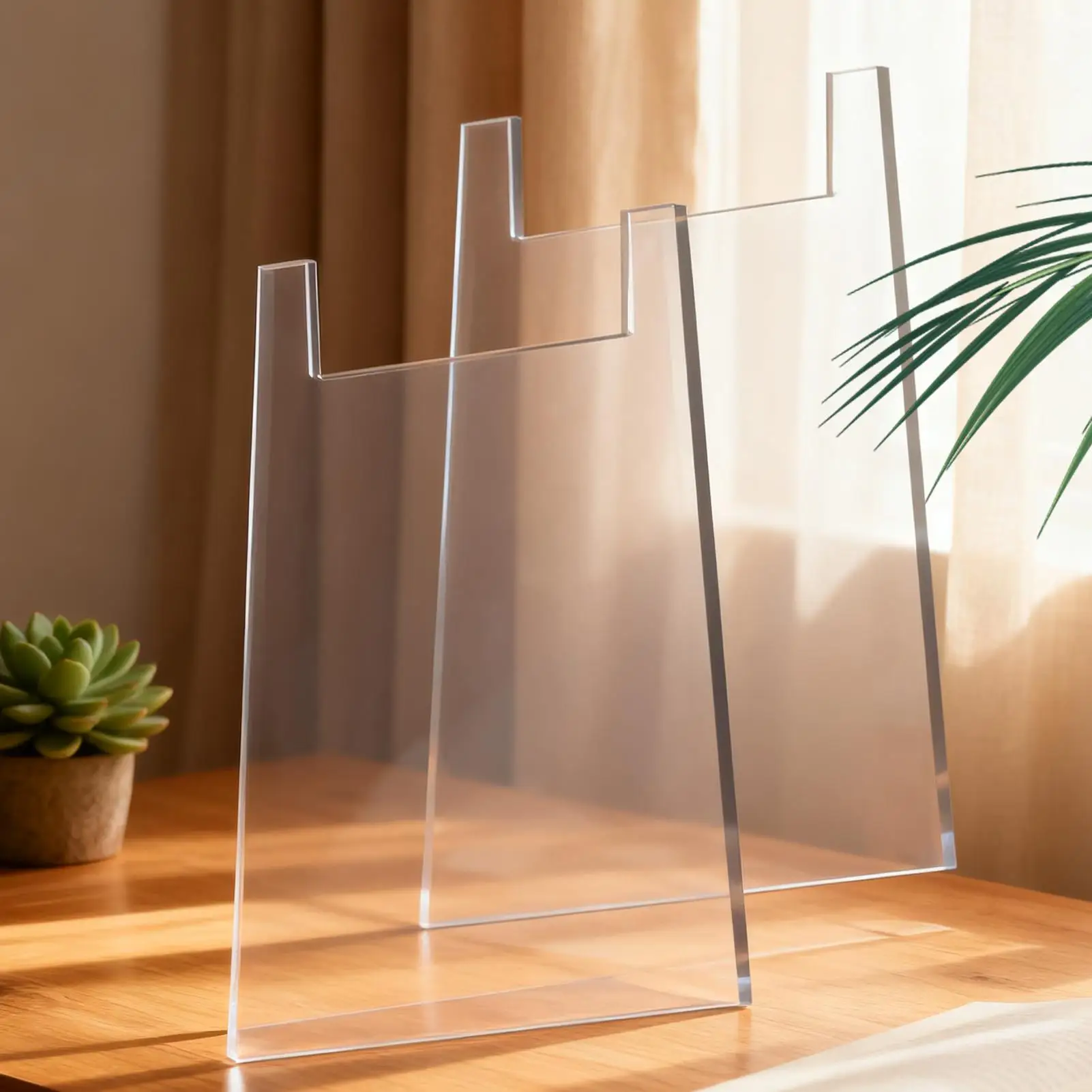 واقيات حائط الأثاث مكونة من قطعتين من فواصل الأثاث المصنوعة من الأكريليك الشفاف لمقبس الأريكة والسرير وخزانة الشقة والمنزل