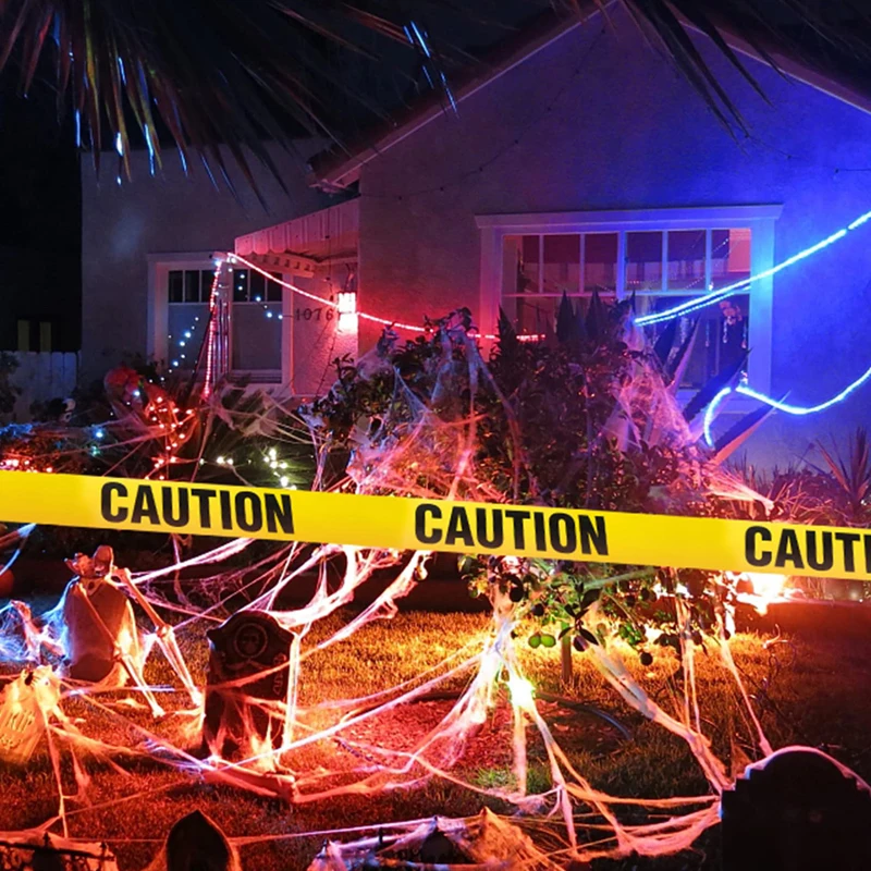 Yellow Caution Tape Roll Safety Tape For Decorations Workplace Danger Areas