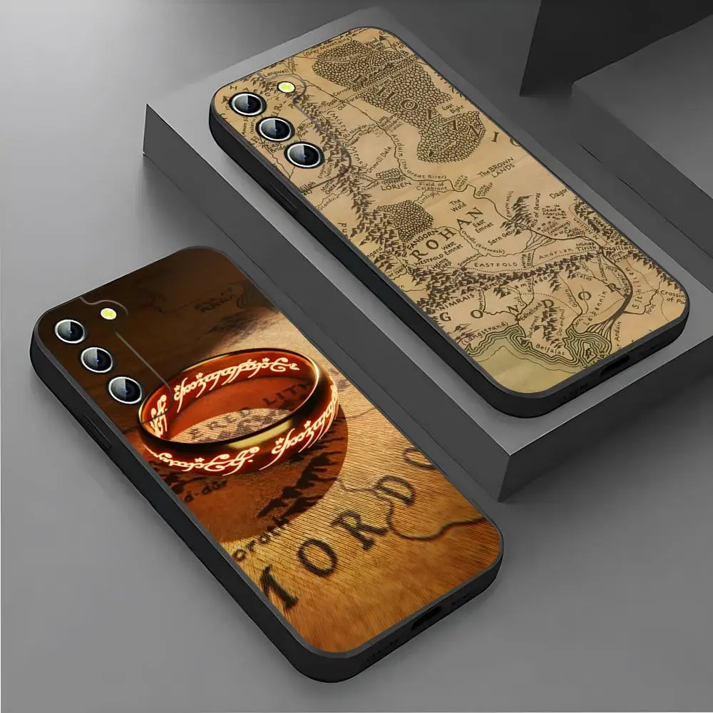 Oriwood MIDDLE EARTH MAP LOTR Handyhülle für Samsung S26 S25 Ultra S24 S22 S23 S20 Fe S21 A17 A37 A57 A54 A34 A16 A53 Rückseiten-Cover