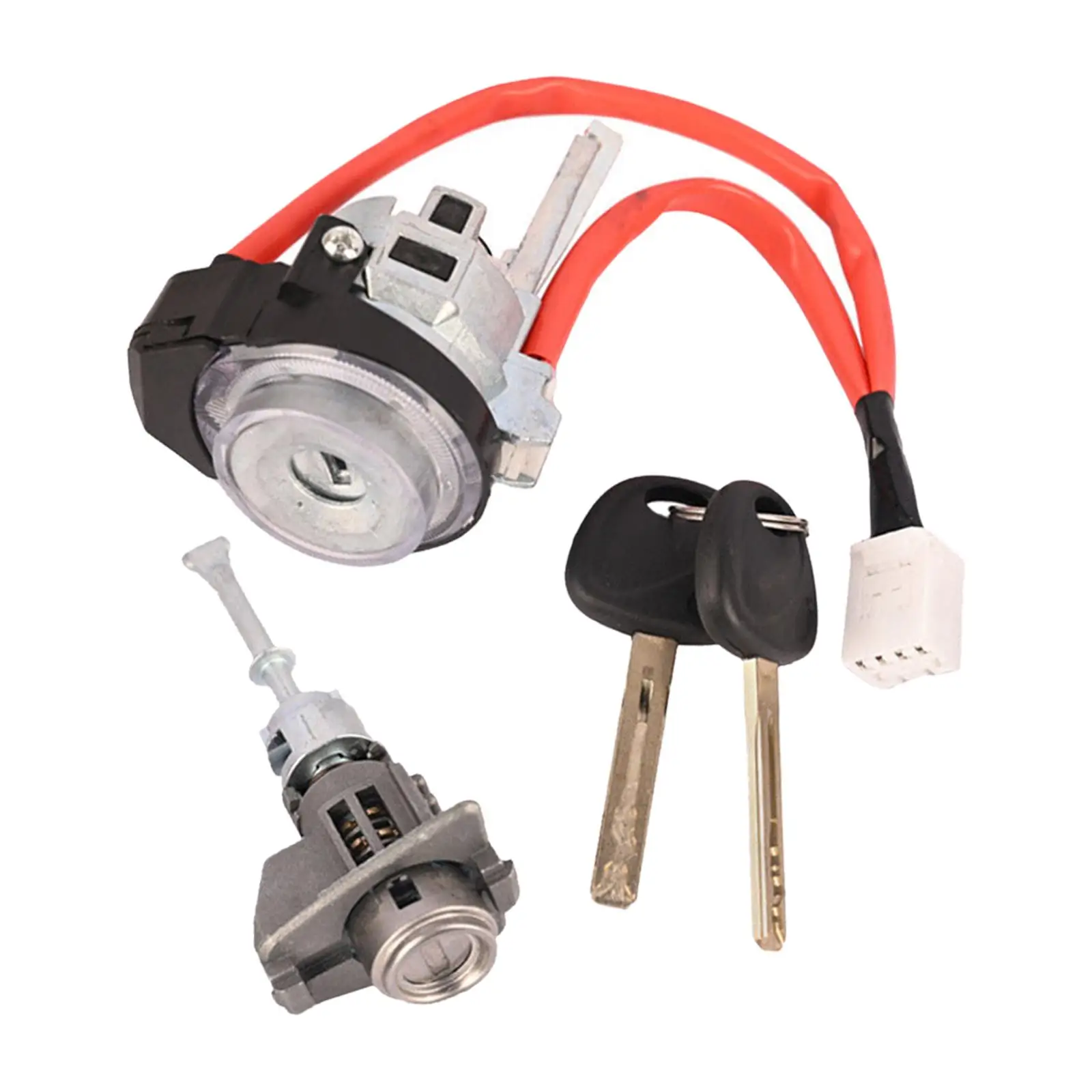 Full Door Lock Cylinder Ignition Switch 4 Line, DK373 ,for Sportage Repair Part High Reliability Professional, Easy to Install