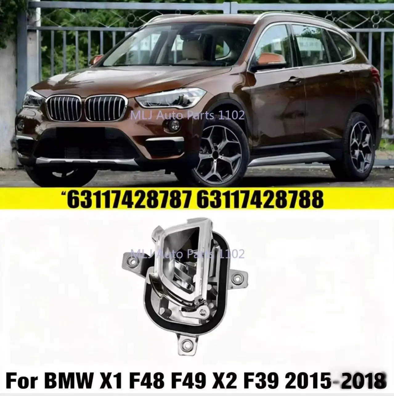 

For BMW X1 F48 F49 X2 F39 2015-2018 headlight LED module turn signal 63117428787 63117428788 turn signal light source auxiliary