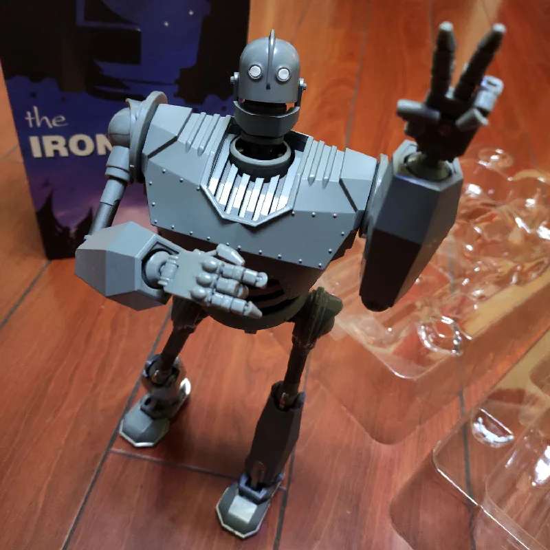 The Iron Giant Action Figure Iron Giant Select Battle Mode Alloy Parts 30 سم مجموعة عرض هدية عيد ميلاد لألعاب الأطفال #4