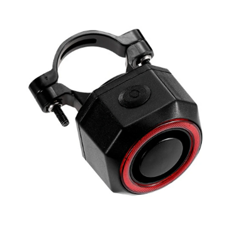 FUFU Alarm Sepeda Remote Control Alarm Anti Maling Sepeda USB Isi Ulang Alarm Detektor Sepeda Motor dengan Braket