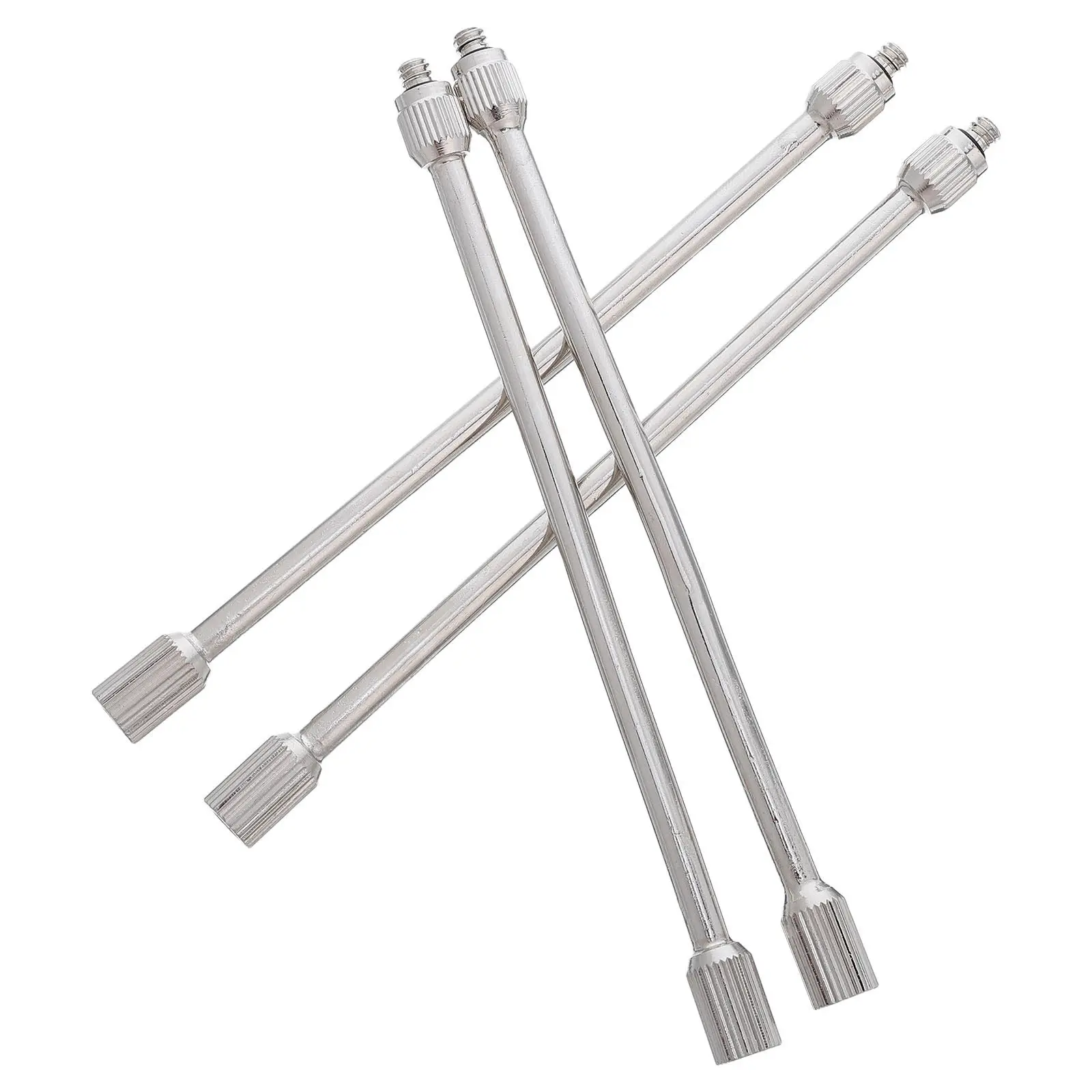 4Pcs Spray Extension Rod Pole Flexible Mist Nozzle .5 Bendable Brass Pipe for Garden Lawn Misting High Pressure