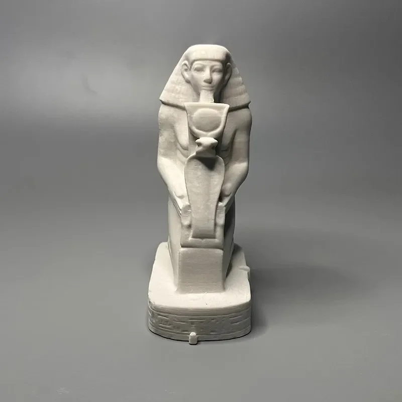 Ancient Egyptian Pharaoh Pyramid Tutankhamun Mummy Gypsum Sculpture Desktop Ornament Modern Home Living Room Commemorative Gift