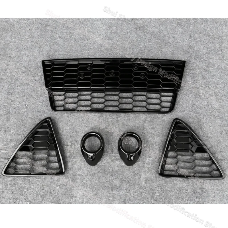 Griglie da corsa per Ford Focus MK3 2011 2012 2013 2014 Auto Paraurti Anteriore Inferiore Griglia A Nido D'ape Maglia Della Copertura Della Protezione Kit Decorazione