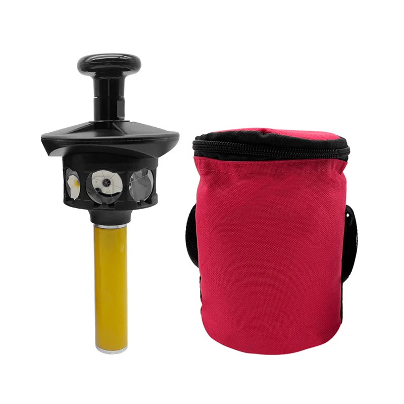 Призма TLF, 360 градусов, посеребренная для тахеометра Trimble, внутренняя резьба 5/8 дюйма X11, с удлиненной стойкой 10 см