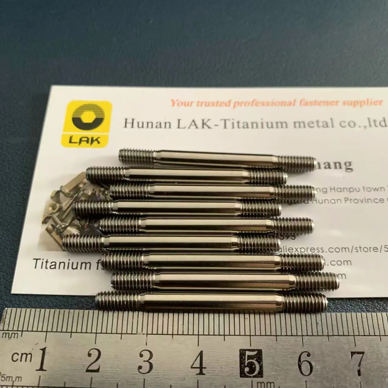 M4x9 RC برغي تيتانيوم/ربط دوار Gr5 Diameter4.0 الطول الإجمالي 50 55 67 70 140