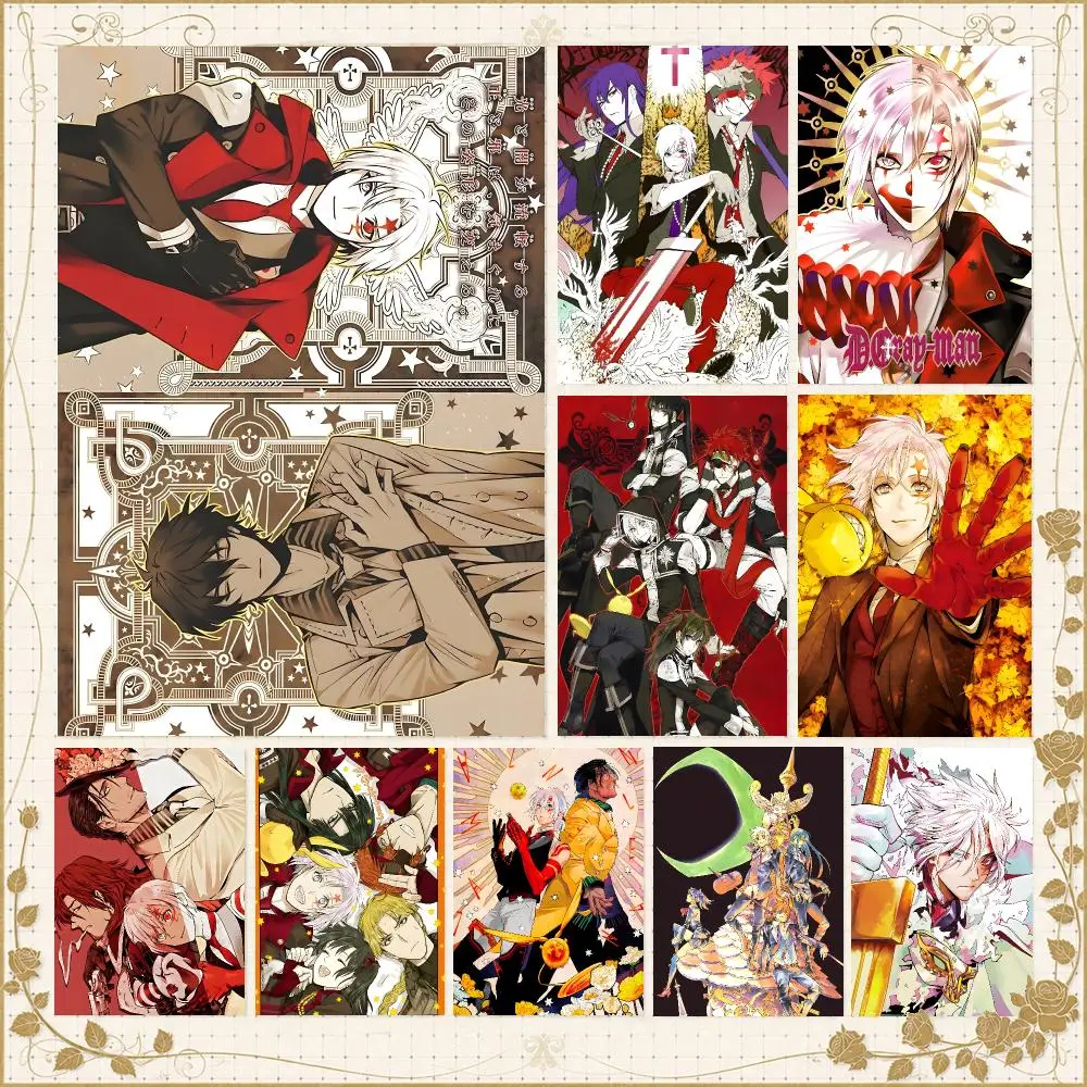 Anime D-D.Gray-man Dark Fantasy Poster Wall Art Bedroom Living Room Dorm Bar Cafe Gym Studio Home Decor Gifts