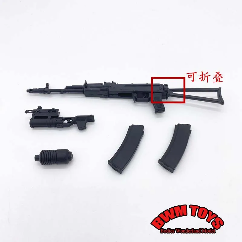 Montage pistole im Maßstab 1/6 Modell ump ak74 famas israeli galil Sturmgewehr Plastik waffen spielzeug für 12 ''männliche Soldat Action figur