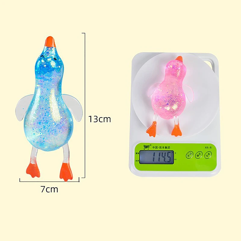 Maltose Simulated Duck Slow Rebound Polar Light Squeeze TPR Block Decompression Toy