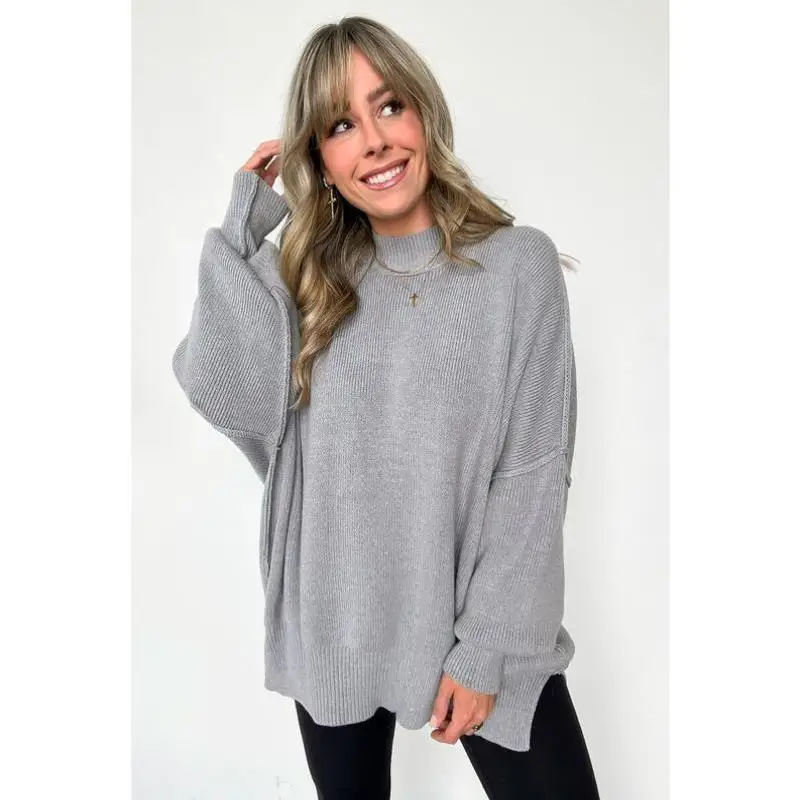 

Мужской свитер большого размера Side Sl New Cross-Border Sle Coolmax Fiber Thiened Nine-Quarter Sve Collar Ciwalk Подходит