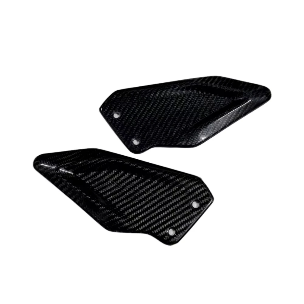 For BMW S1000RR 2019-2023 M1000RR 2019-2023 Heel Plates Guards Footrests Motorcycle Accessories 100% Carbon Fiber