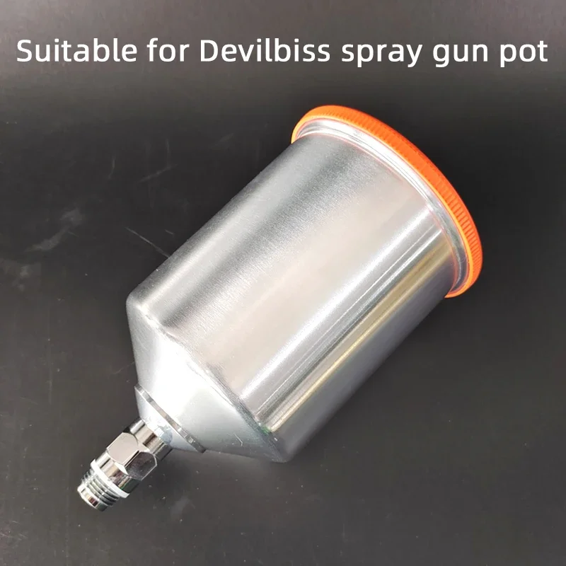 Spray Gun Pot  for Devilbis  Cup Aluminum Alloy Single Can Accessories 600 Ml Car Auto Airbrush Tools